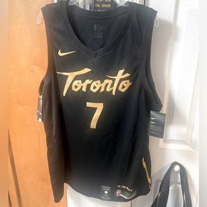 Brand new Nike Toronto Raptors City edition OVO swingman jersey Lowry XXL